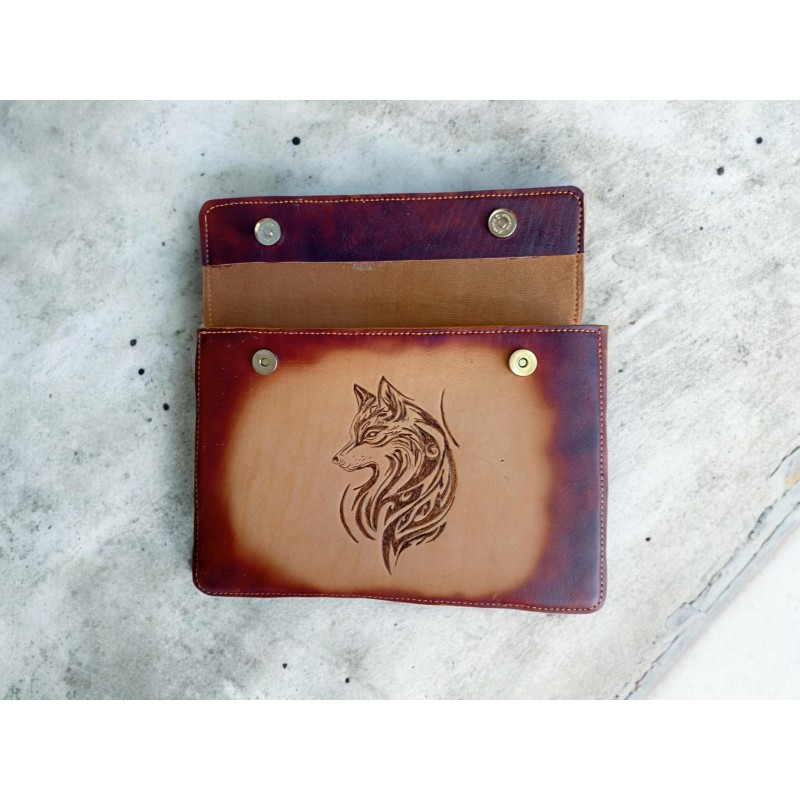 Tablet Case with Pyrography
