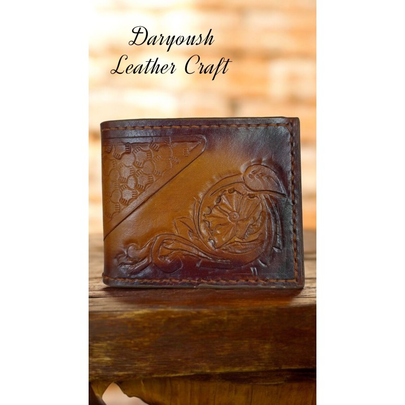 Afrasiab hand carved Pocket Wallet
